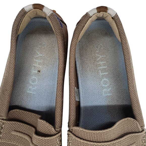 Rothy's Driving Loafers Shoes Womens Size 9 Eco Knit Canvas Moc Slip On Casual - Picture 5 of 8